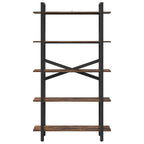 Bücherregal Geräucherte Eiche 100 x 33,5 x 178 cm Holzwerkstoff