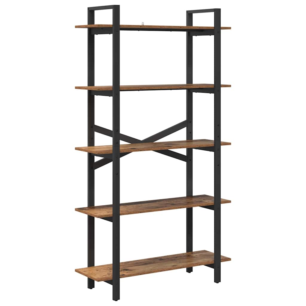 Bücherregal Altholz 100 x 33,5 x 178 cm Holzwerkstoff