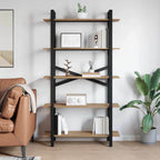 Bücherregal Artisan-Eiche 100 x 33,5 x 178 cm Holzwerkstoff