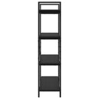 Bücherregal Schwarz Eichen-Optik 100 x 33,5 x 140 cm