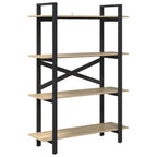 Bücherregal Sonoma-Eiche 100 x 33,5 x 140 cm Holzwerkstoff