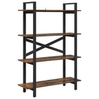 Bücherregal Geräucherte Eiche 100 x 33,5 x 140 cm Holzwerkstoff