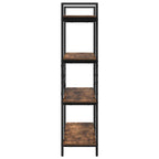Bücherregal Geräucherte Eiche 100 x 33,5 x 140 cm Holzwerkstoff