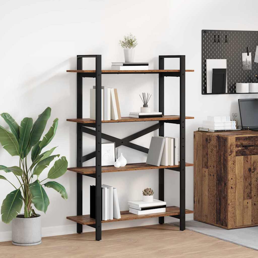 Bücherregal Altholz 100 x 33,5 x 140 cm Holzwerkstoff