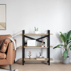 Bücherregal Sonoma-Eiche 100 x 33,5 x 102 cm Holzwerkstoff