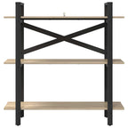 Bücherregal Sonoma-Eiche 100 x 33,5 x 102 cm Holzwerkstoff
