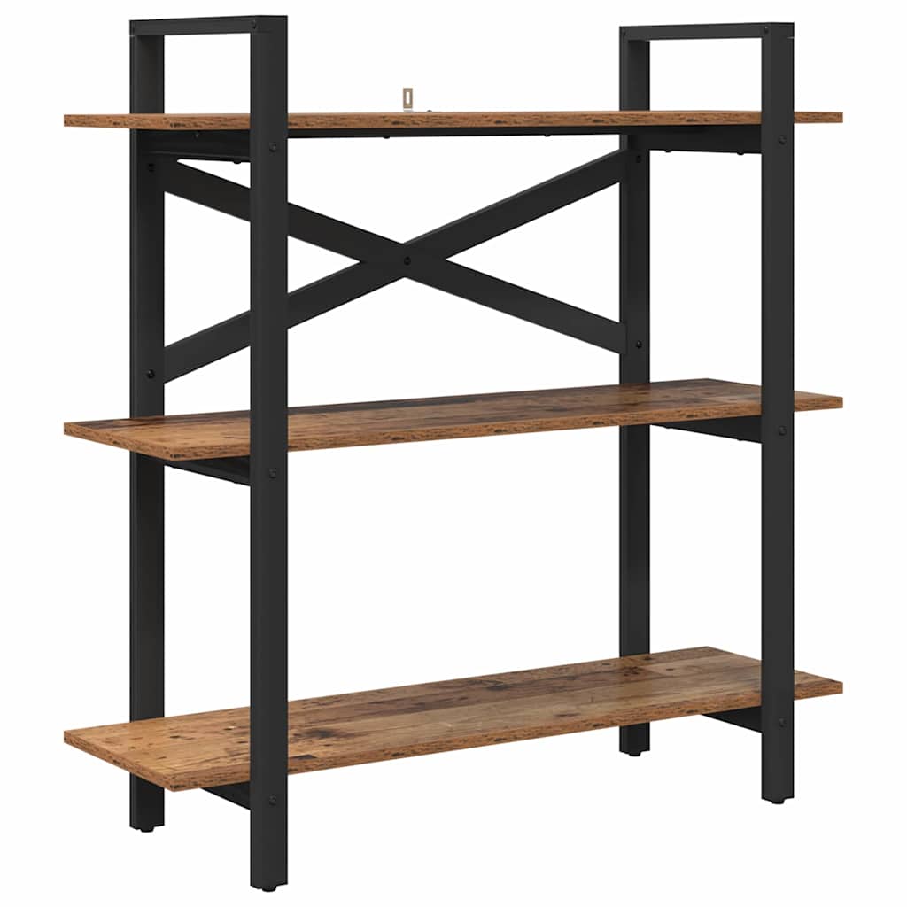 Bücherregal Altholz 100 x 33,5 x 102 cm Holzwerkstoff
