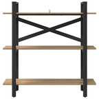 Bücherregal Artisan-Eiche 100 x 33,5 x 102 cm Holzwerkstoff