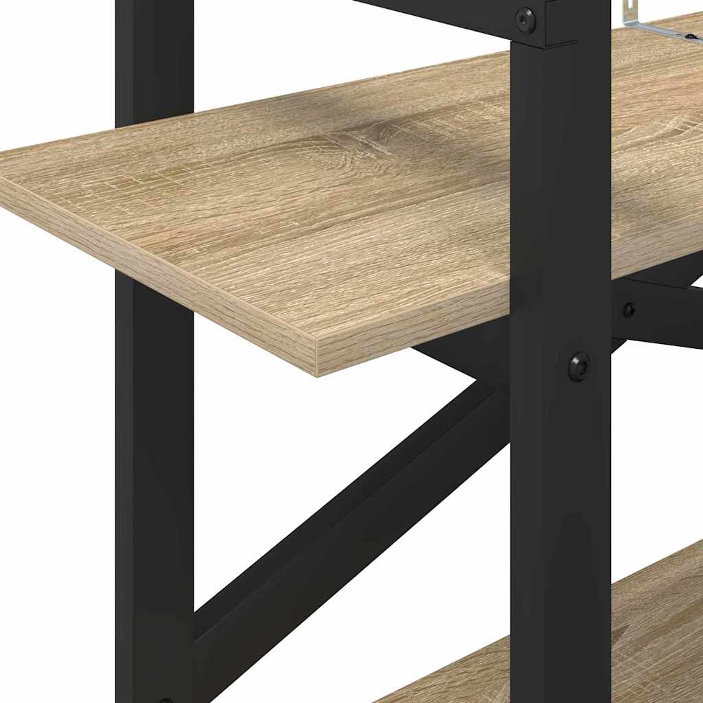 Bücherregal Sonoma-Eiche 100 x 33,5 x 64 cm Holzwerkstoff