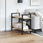 Bücherregal Sonoma-Eiche 100 x 33,5 x 64 cm Holzwerkstoff