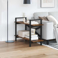 Bücherregal Geräucherte Eiche 100 x 33,5 x 64 cm Holzwerkstoff