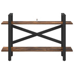 Bücherregal Geräucherte Eiche 100 x 33,5 x 64 cm Holzwerkstoff
