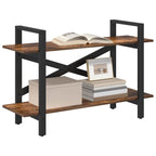 Bücherregal Geräucherte Eiche 100 x 33,5 x 64 cm Holzwerkstoff
