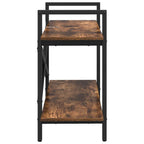 Bücherregal Geräucherte Eiche 100 x 33,5 x 64 cm Holzwerkstoff