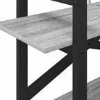 Bücherregal Graues Sonoma 100 x 33,5 x 64 cm Holzwerkstoff