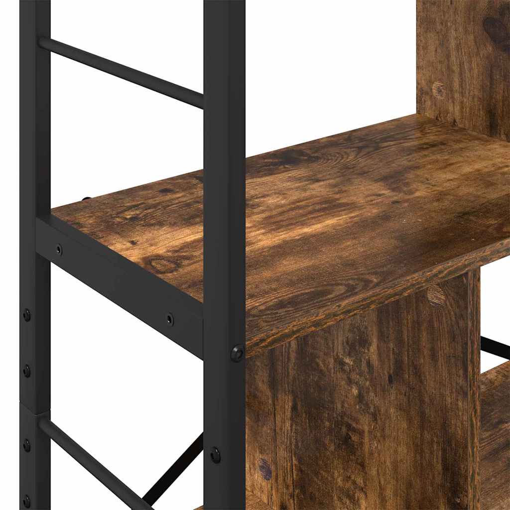 Bücherregal Geräucherte Eiche 75 x 30 x 156 cm Holzwerkstoff