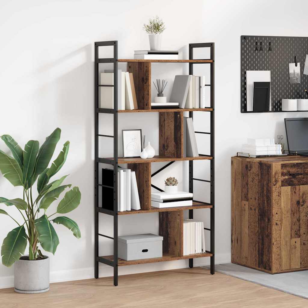 Bücherregal Altholz 75 x 30 x 156 cm Holzwerkstoff