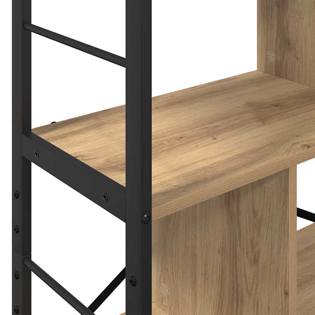 Bücherregal Artisan-Eiche 75 x 30 x 156 cm Holzwerkstoff