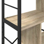 Bücherregal Sonoma-Eiche 75 x 30 x 123,5 cm Holzwerkstoff