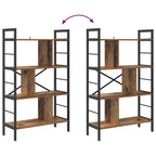 Bücherregal Altholz 75 x 30 x 123,5 cm Holzwerkstoff