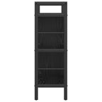 Bücherregal Schwarz Eichen-Optik 75 x 30 x 91 cm Holzwerkstoff
