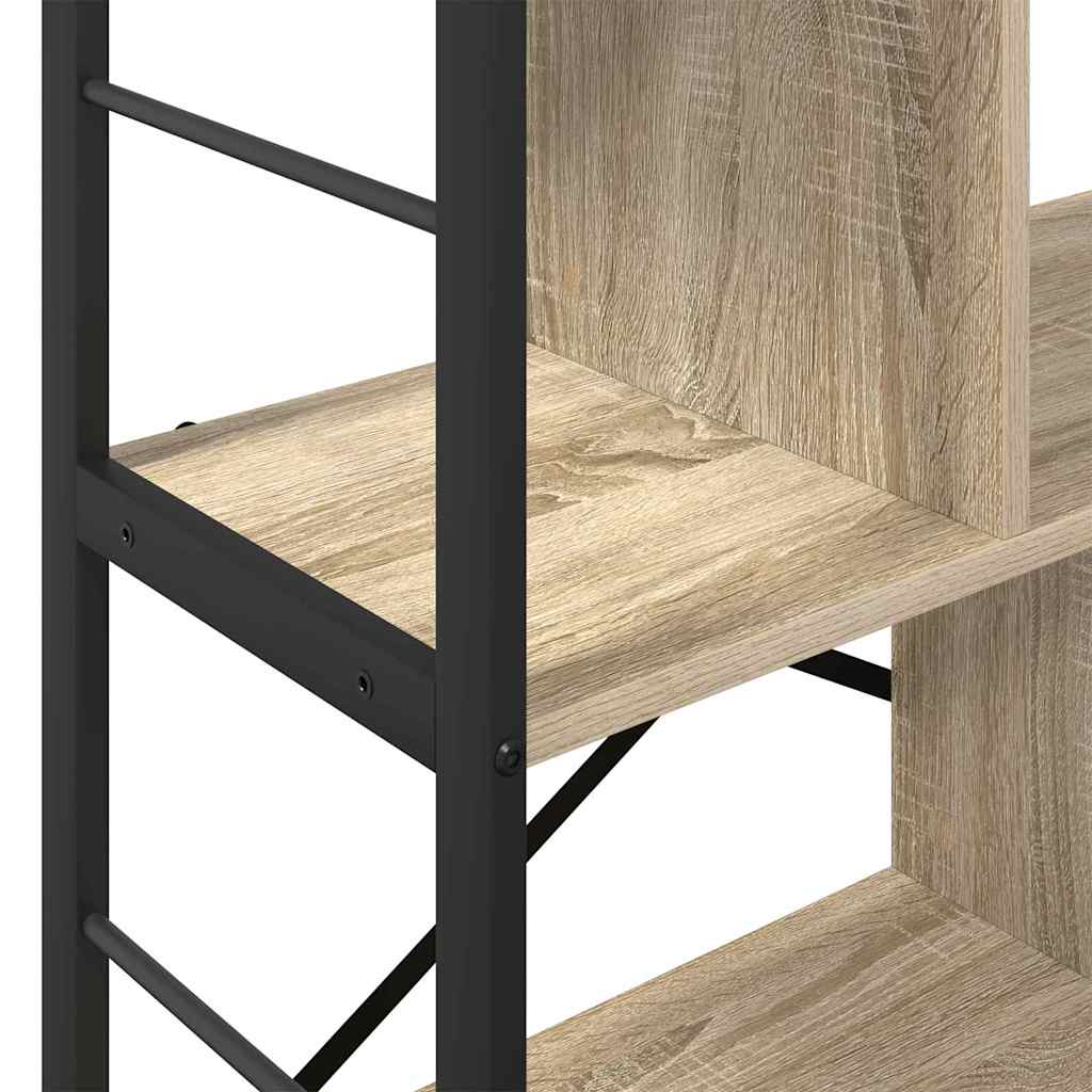 Bücherregal Sonoma-Eiche 75 x 30 x 91 cm Holzwerkstoff