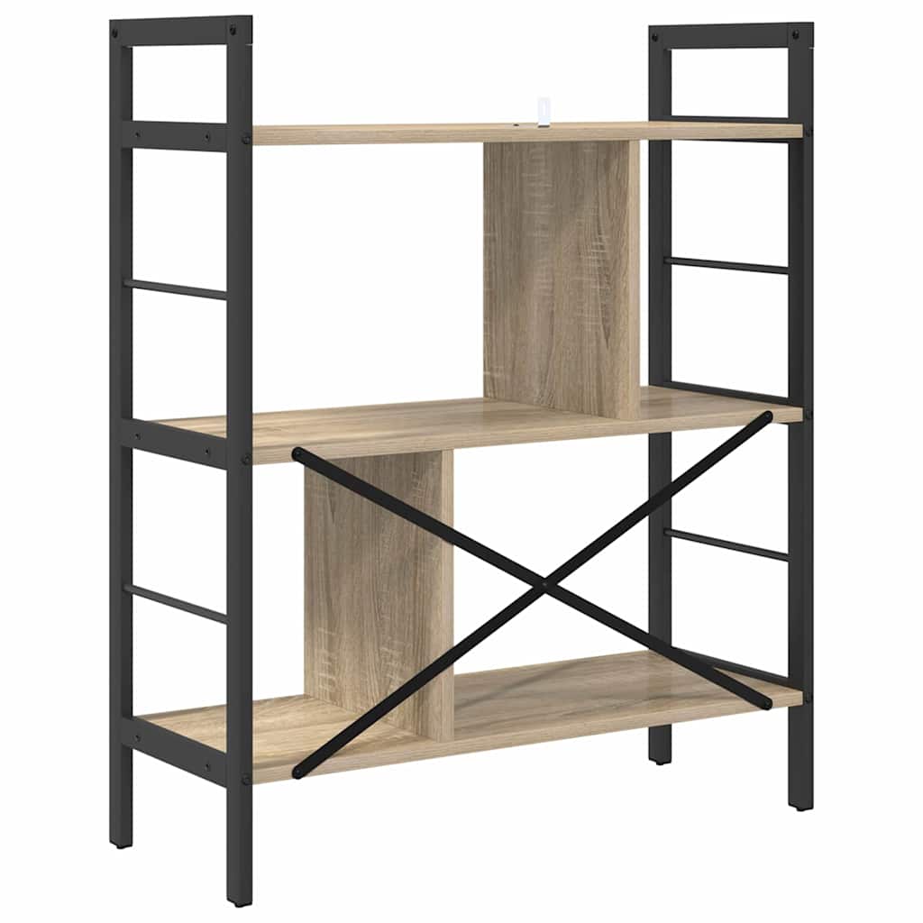 Bücherregal Sonoma-Eiche 75 x 30 x 91 cm Holzwerkstoff