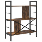 Bücherregal Geräucherte Eiche 75 x 30 x 91 cm Holzwerkstoff