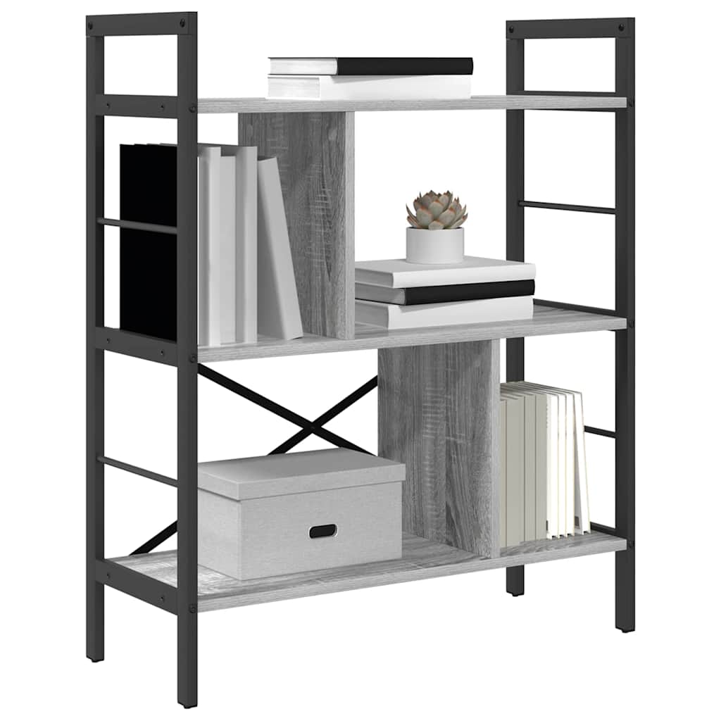 Bücherregal Graues Sonoma 75 x 30 x 91 cm Holzwerkstoff
