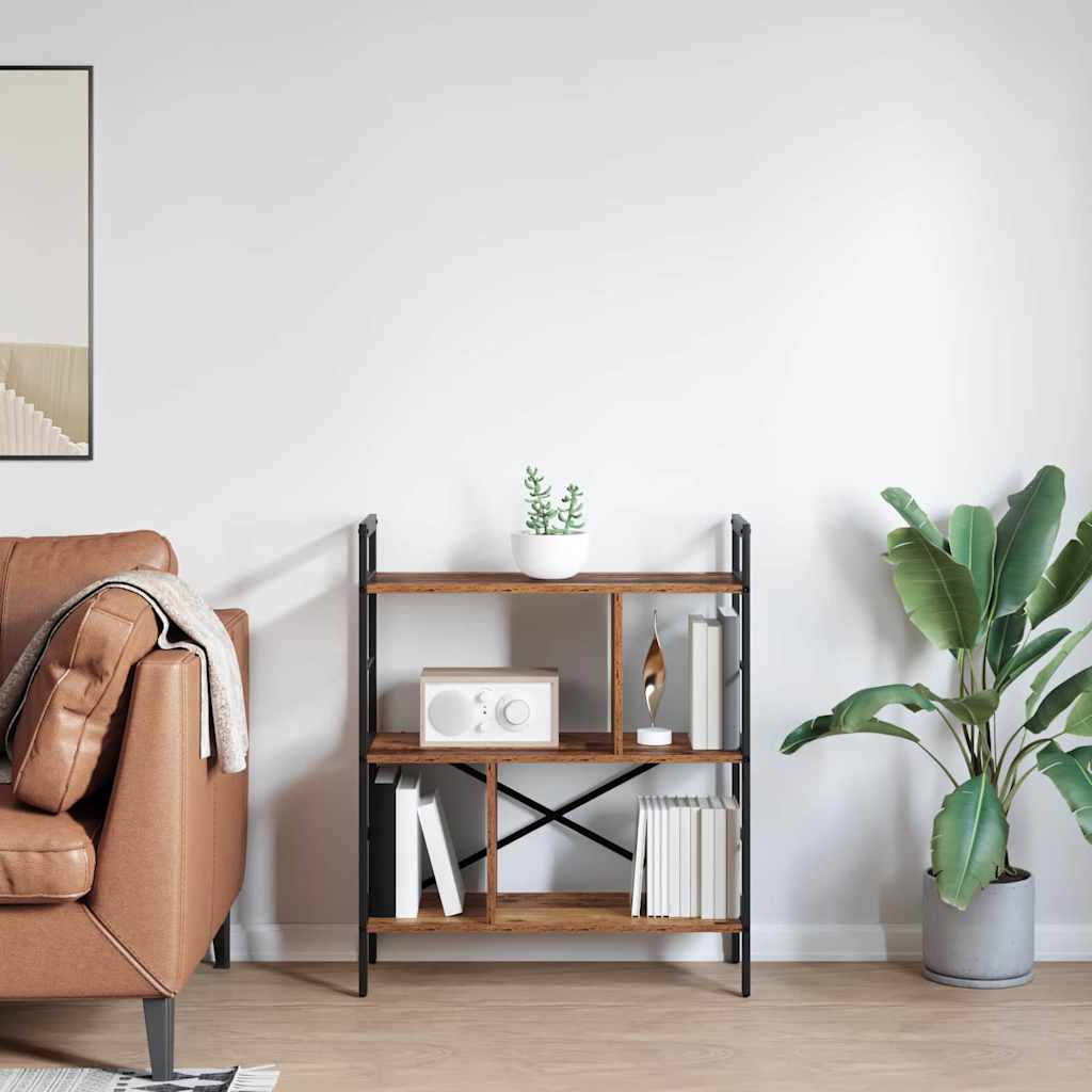 Bücherregal Altholz 75 x 30 x 91 cm Holzwerkstoff