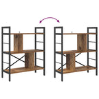 Bücherregal Altholz 75 x 30 x 91 cm Holzwerkstoff
