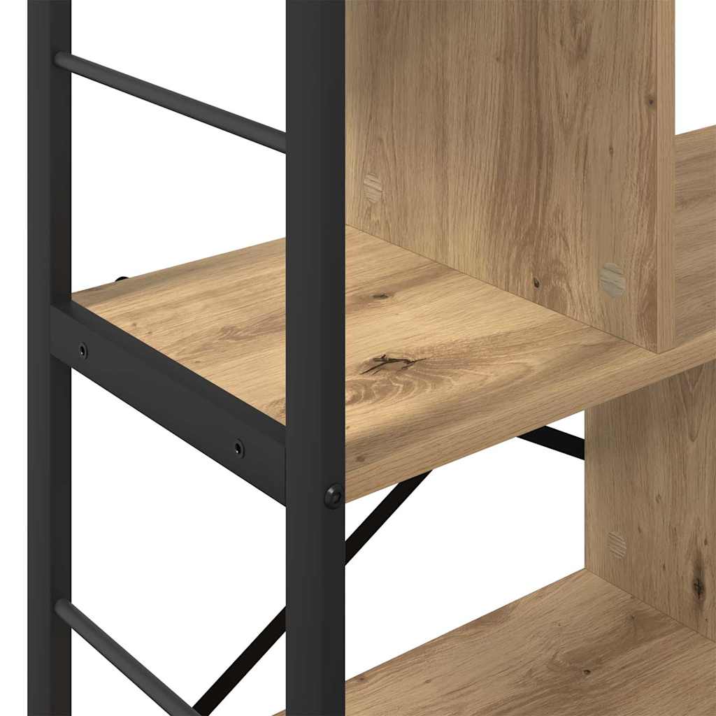 Bücherregal Artisan-Eiche 75 x 30 x 91 cm Holzwerkstoff