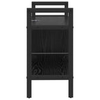 Bücherregal Schwarz Eichen-Optik 75 x 30 x 58,5 cm