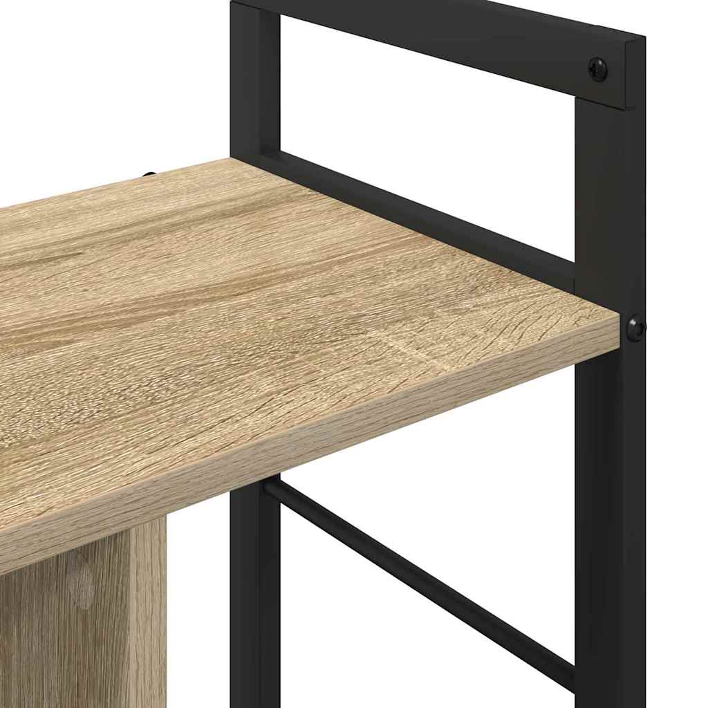 Bücherregal Sonoma-Eiche 75 x 30 x 58,5 cm Holzwerkstoff