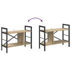 Bücherregal Sonoma-Eiche 75 x 30 x 58,5 cm Holzwerkstoff