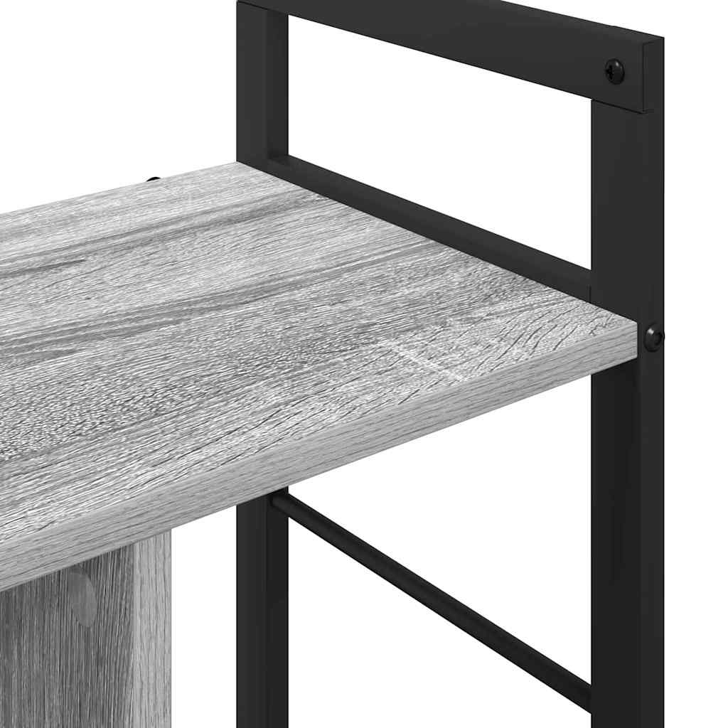 Bücherregal Graues Sonoma 75 x 30 x 58,5 cm Holzwerkstoff