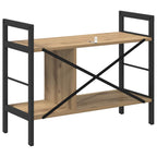 Bücherregal Artisan-Eiche 75 x 30 x 58,5 cm Holzwerkstoff