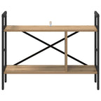 Bücherregal Artisan-Eiche 75 x 30 x 58,5 cm Holzwerkstoff