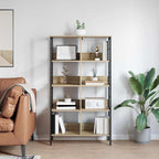 Bücherregal Sonoma-Eiche 82 x 32 x 144,5 cm Holzwerkstoff