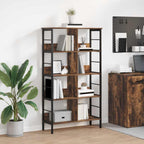 Bücherregal Geräucherte Eiche 82 x 32 x 144,5 cm Holzwerkstoff