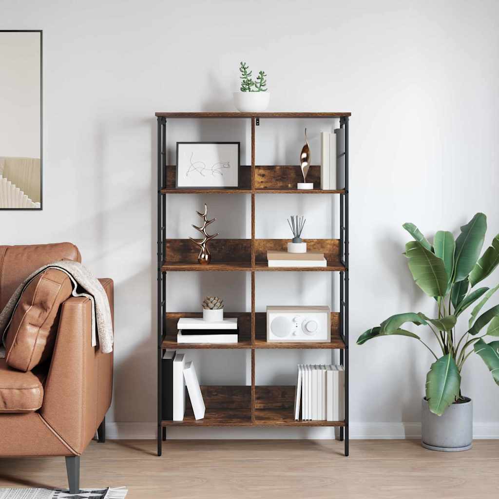 Bücherregal Geräucherte Eiche 82 x 32 x 144,5 cm Holzwerkstoff