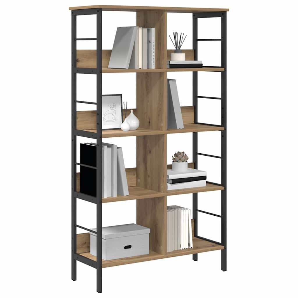 Bücherregal Artisan-Eiche 82 x 32 x 144,5 cm Holzwerkstoff