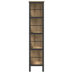 Bücherregal Artisan-Eiche 82 x 32 x 144,5 cm Holzwerkstoff