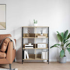 Bücherregal Sonoma-Eiche 82 x 32 x 112 cm Holzwerkstoff