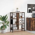 Bücherregal Geräucherte Eiche 82 x 32 x 112 cm Holzwerkstoff