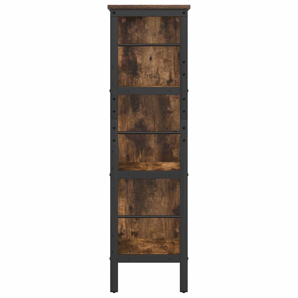 Bücherregal Geräucherte Eiche 82 x 32 x 112 cm Holzwerkstoff