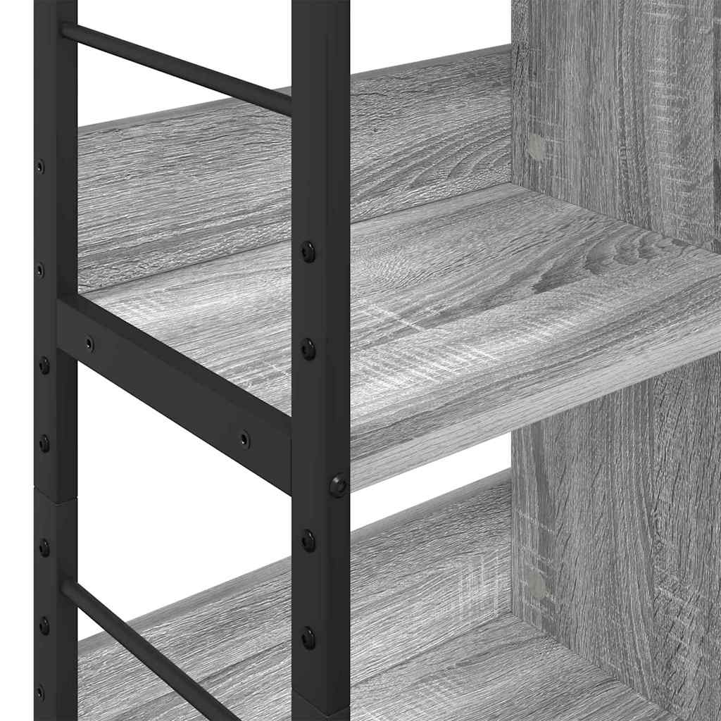 Bücherregal Graues Sonoma 82 x 32 x 112 cm Holzwerkstoff