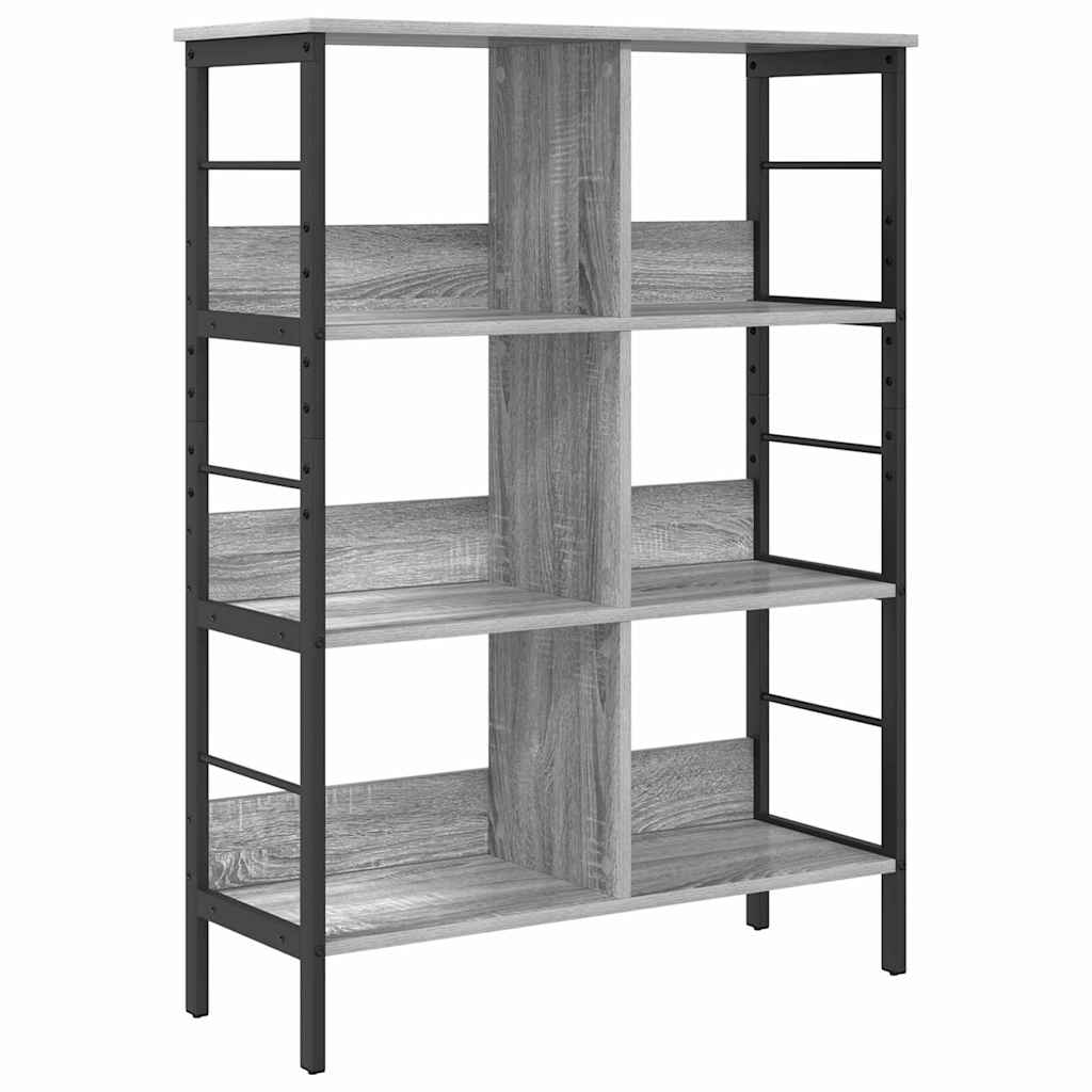 Bücherregal Graues Sonoma 82 x 32 x 112 cm Holzwerkstoff