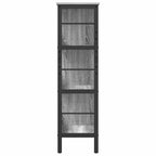 Bücherregal Graues Sonoma 82 x 32 x 112 cm Holzwerkstoff