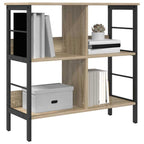 Bücherregal Sonoma-Eiche 82 x 32 x 79 cm Holzwerkstoff